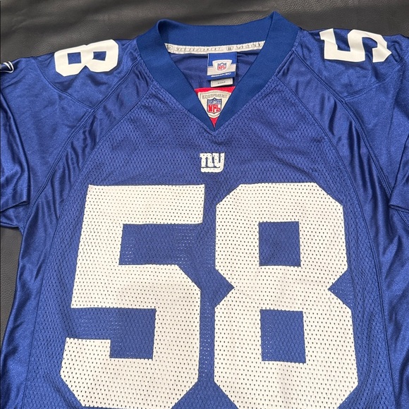 NY NFL Giants football #58 Antonio Pierce Reebok jersey-adult size small - Picture 3 of 7